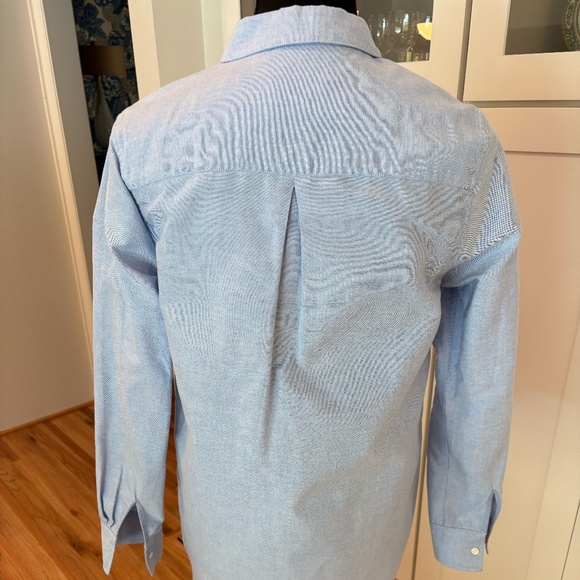 ✨ Sézane Tomboy Shirt in Oxford Blue – Size 38 ✨ - Picture 6 of 11